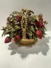 VTG Gorham Fleurs des Siecles Jane Hutchison Basket of Strawberries