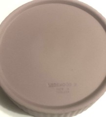 Vintage Wedgwood Jasperware Lilac Round Trinket Box Rare Lavender Color
