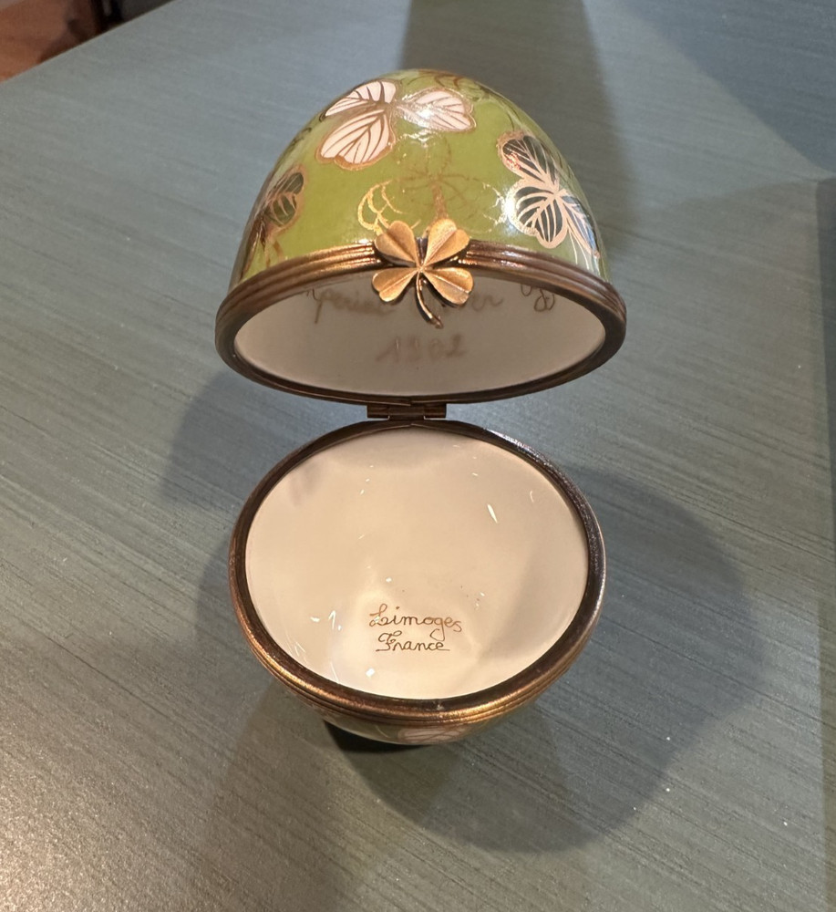 Limoges Imperial Clover Egg (limited series 151)