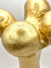 Poporo Rustic Golden in Hollow Clay, Quimbaya Culture