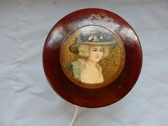 VTG/ Antique Wooden ? String Ball Holder Unknown Maker