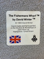 The Fishermans Wharf by David Winter 1983 Great Britain John Hines W/Box & COA