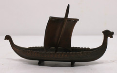 Vintage Norwegian Viking Boat Drakkar Souvenir “KØBENHAVN” (Copenhagen)