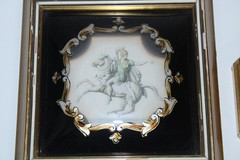Sungott Art Studios NY Lot of 2 Limoges Cameo Framed Art Décor 8×8 and 7×7