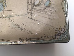 ART DECO MAILLARD CANDY TIN BOX FRENCH GRAPHICS 1920’s ANTIQUE