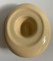 Vtg HTF Buffalo China Yellow Hat Sombrero Cowboy Hat Ceramic Decor Collectible
