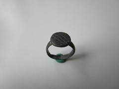ancient Viking engraved small bronze. IX – X AD.