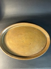 3 Copper Pieces Vase Tray & Star Shaped Decoration