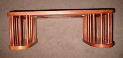 Vintage Rare Wood Computer Laptop Magazine Holder Folding Breakfast Bed Chair