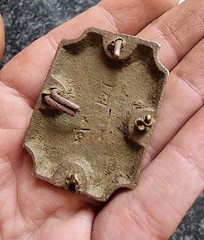 Post Medieval / Georgian Horse Harness Mount Antique Detecting Find Letter C