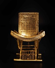 Egyptian Antiquities golden throne chair throne of the king tutankhamun Rare BC