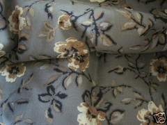 Longaberger~ KHAKI FLORAL Fabric Liner for MEDIUM BERRY Basket New In Package