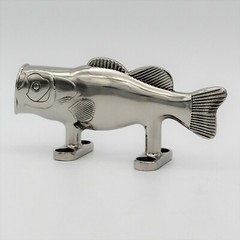 Bass Fish Shaped Boat Dock Cleat Nautical 316 Stainless Steel USA Seller New