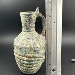 Genuine Ancient Roman Glass Pitcher Jug Circa 1st – 2nd Century AD