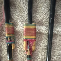vtg Lot – 9 Traditional Bamboo Andean Tribal Folk Art Panpipe flute/blowguns