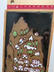MCM Greece Greek Village Art Wall Décor Tile Terracotta By Angelo Tsakirakis