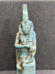 Rare Antique Pharaonic Stone Isis God Statue Ancient Egyptian Antiquities B.C