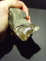 Lower Paleolithic -Fine Acheulean chisel/chopper. c.500,000+ BP.