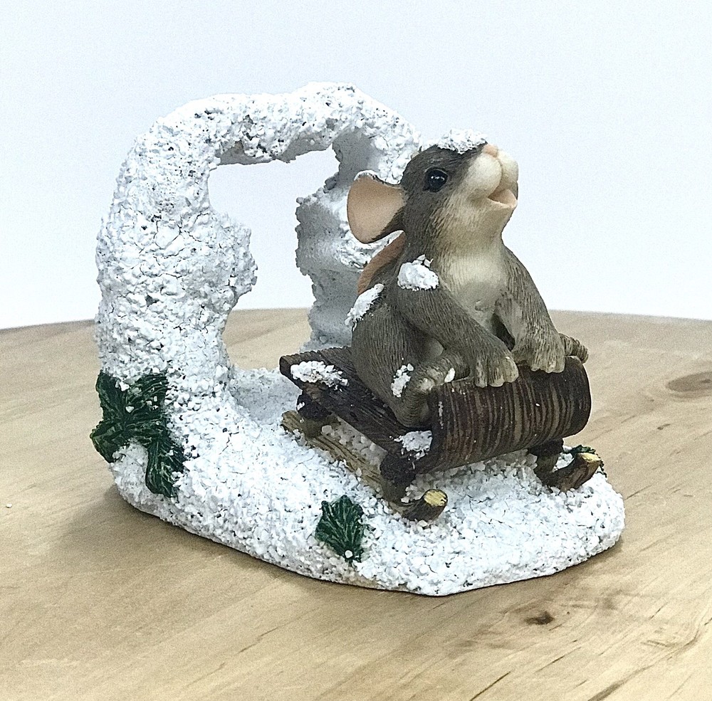 Charming Tails Dashing Through The Snow Item 87/624 Original Box & Packaging