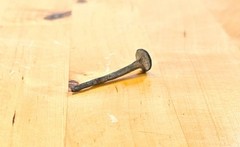 Antique Roman Wrought Iron Nail Artifact 2”