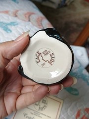 Vtg 2000 Signed Kevin Francis Face Pot Bill Clinton Trinket Box