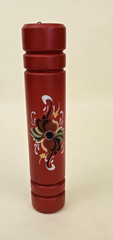 VTG Scandinavian Rosemaling Wooden Match Holder – Hand Made & Painted in Norway