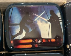 Vintage Star Wars Empire Strikes Back Micro Tins 1980 W/ 72 Tins Store Display