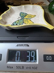Vintage Butterfly Ceramic Hand Painted Trinket Dish – Unbranded