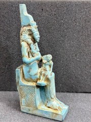 Rare Antique Pharaonic Stone Isis God Statue Ancient Egyptian Antiquities B.C