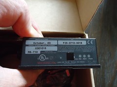 NEW MICROSCAN BARCODE READER SCANNER M/N FIS-0710-0018, S/N 0301015, MS710
