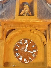 Gesschutzt West Germany Wall Decor Faux Clock 15″
