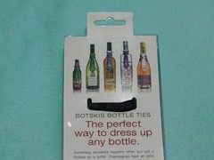 Lot of 6 Botskis Blinking Bottle Ties, New in the Original Packaging
