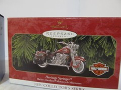 Hallmark Keepsake Christmas Ornament Harley Davidson Motorcycle 1999-2002 Lot