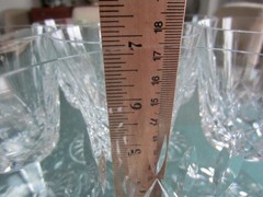 7 Waterford Crystal LISMORE 10oz 7”Tall Water / Wine Glasses Stemware Ireland