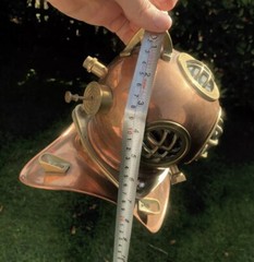 Rolex Watch Advertising Display Shop Window Copper Deep Sea Divers Helmet
