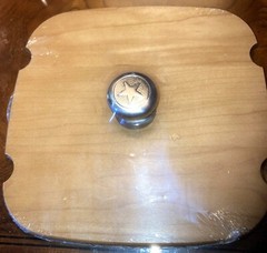 Longaberger WoodCrafts Lid-Proudly American Medium Berry w/Star Knob-NEW!!!