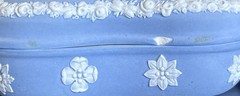 Wedgwood Jasperware heart-shaped trinket box