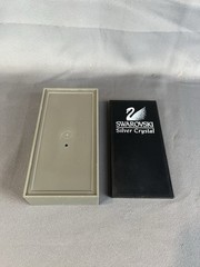 Swarovski Silver Crystal Retail Store Display Stand Black Logo Showcase