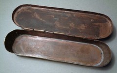 Beautiful Engraved Copper Tabacco Box About 1750 Pirate Era