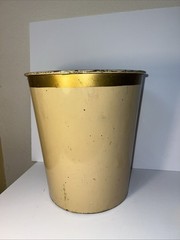 Erie Art Metal Co. Dan-Dee No. 13 Waste Basket Trash can Garbage Heavy Mcm Mid