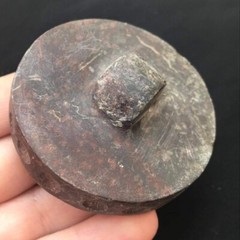 Chorlite Stone Very Antique Roman Greek Civiliztion Ancient Round Stamp Bead