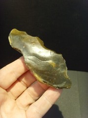 Lower Paleolithic – Fine Acheulean lateral scraper. c.450,000 BP.