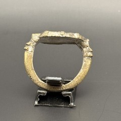 Very Rare Ancient Roman Ring Bronze Engraved Beast Authentic Antique Size 9