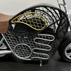 Deco Breeze FAN Motorcycle Bike Vintage Excellent Condition Black Working 14×10