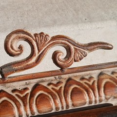 Vintage Art Nouveau Style Heavy Bronze Metal Wall Hanging Art Ornate Roses