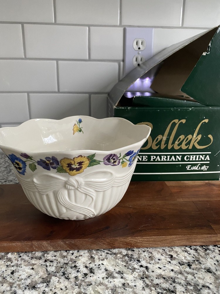belleek fine parian china bowl