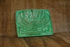 Authentic Ancient Egyptian Antiquities Stone Isis Rare Green Statue Egyptian BC