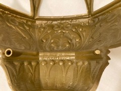 Vintage 1975 Gold Floral /Ivy Holder Wall Vase 23.25″x11″ Syroco Burwood #1300
