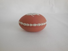 Wedgwood Terracotta Jasperware 2.75 Inch Dancing Hours Egg Box