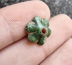 Medieval Mount Floral Metal Detecting Find Antique